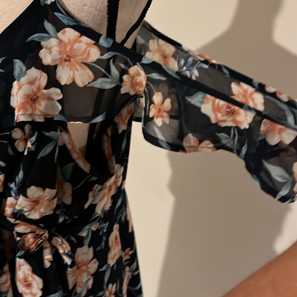 Torrid Sz 3 3X sleeveless floral dress 640 - Picture 3 of 5